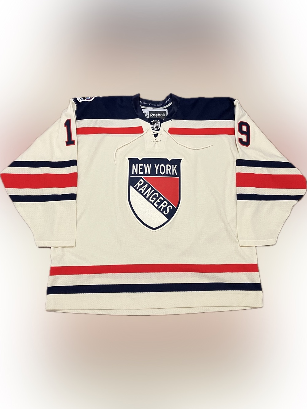 New York Rangers Brad Richards 2012 Winter Classic Reebok NHL Hockey Jersey 2XL